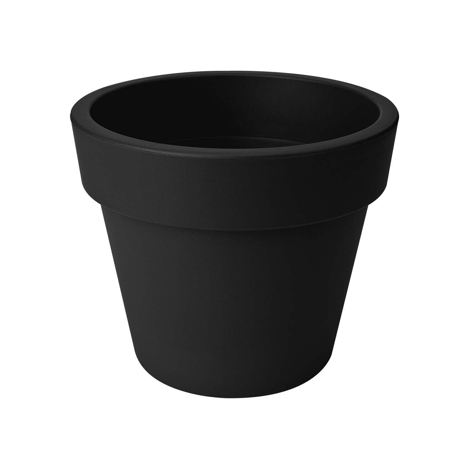 VASO GREEN BASICS TOP PLANTER 30CM LIVING BLACK ELHO