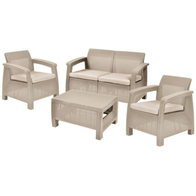 Set da giardino in resina Keter Outdoor Corfù