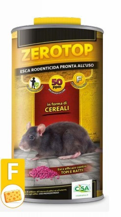 Esca Topicida Zerotop 50Formaggio 1,5 Kg