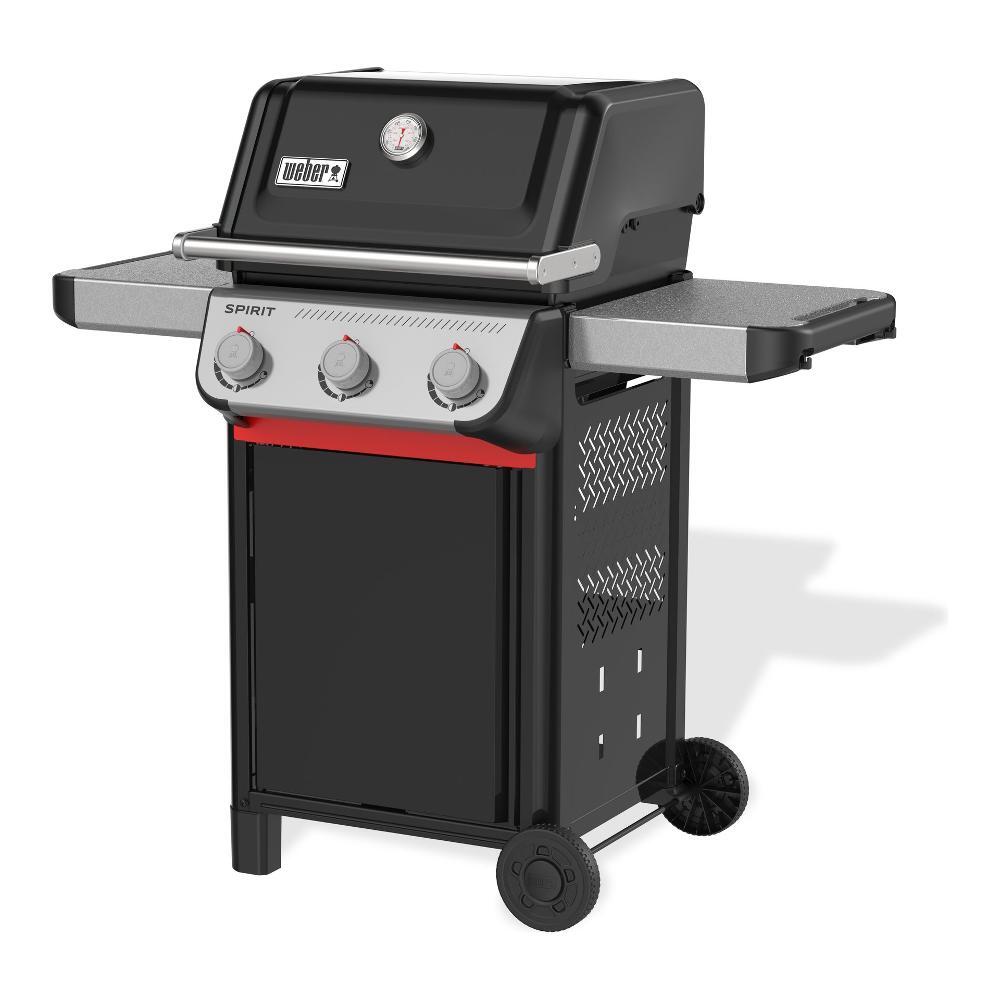 Barbecue a Gas da Giardino BBQ 3 Bruciatori Nero Spirit E 310 1500864 Weber