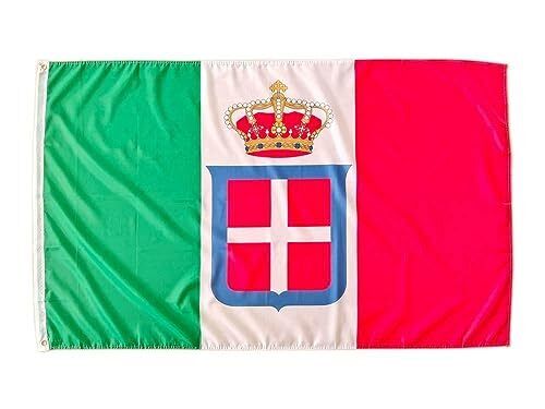 Bandiera del Regno d'Italia 1861-1946, bandiera colori Regno d'Italia, (U1c)