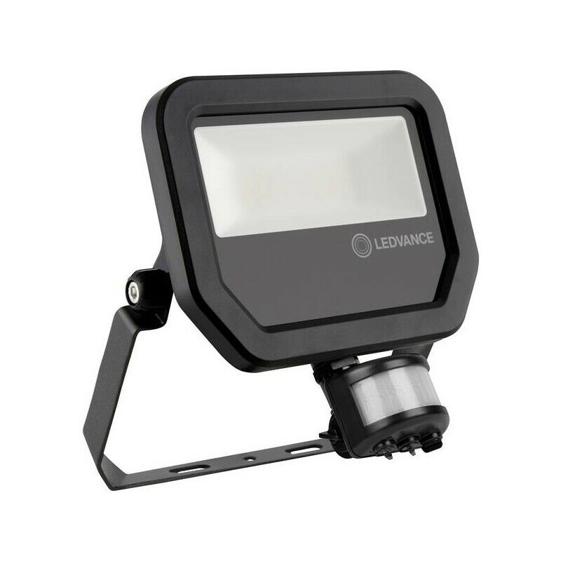 LEDVANCE FLOODLIGHT PROIETTORE NERO 20W 3000K 2200LM SENSORE FLOOD20830BSG3