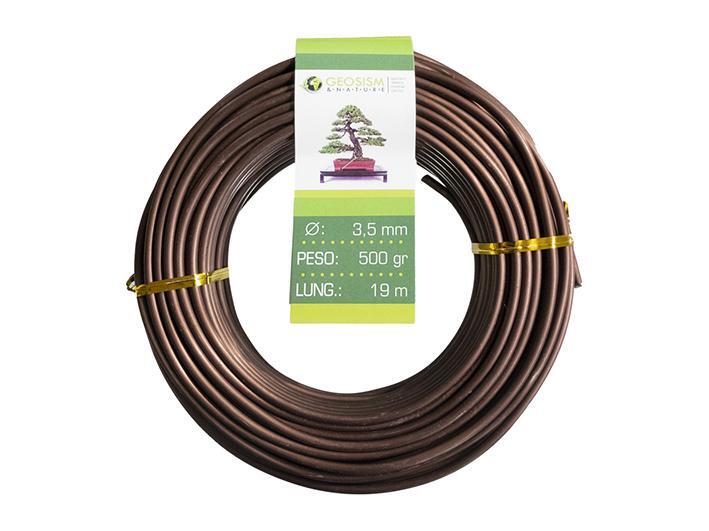 Filo di alluminio ramato (alluminio-ramato) Geotools 3,5 mm per bonsai, 500 gr,