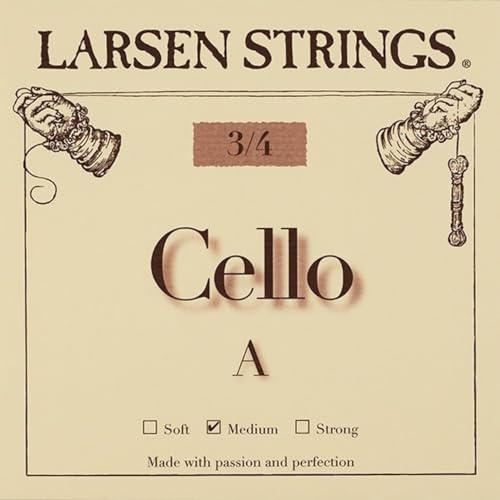 Corde Per Violoncello Larsen Strings Original Fractional - Misure Piccole A 3/4 Medio