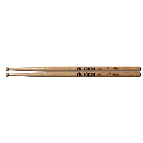 Vic Firth - Bacchette Per Batteria Rullante Symphonic Collection Serie Signature - Tim Genis 'Generale' - Persimmon - Punta Di Legno