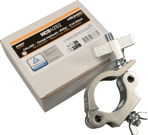 Algam Lighting Collare Di Sospensione Per Struttura - Ø42-52 Mm - 250 Kg Max - Alluminio
