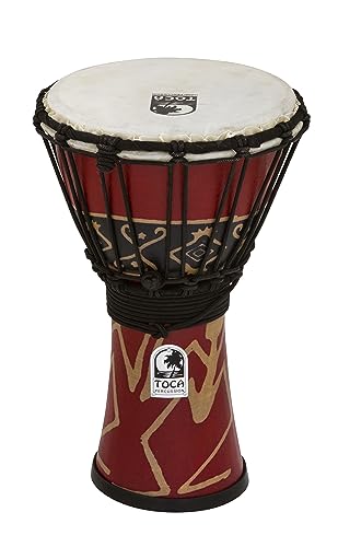 Djembe Toca Free Style 17,78 Cm Bali Red Sfdj-7Rp