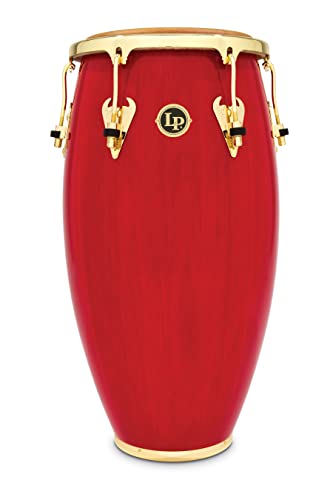 Latin Percussion Conga Matador 11 3/4" M752S-Rw, Rosso, Hardware Oro