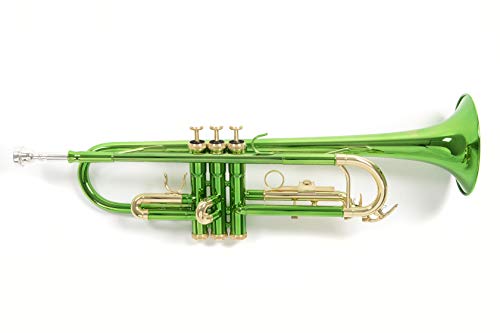Roy Benson Bb Trumpet Tr-101E (Alesaggio Ml, Valvole In Acciaio Inox, Leadpipe In Ottone Dorato, Design Elegante, In Custodia Rettangolare Leggera, Co