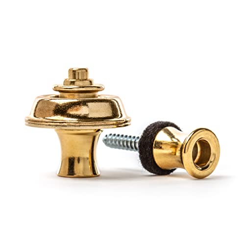 Dunlop - Sls1104G Straplok Original Strap Retainer System, Gold