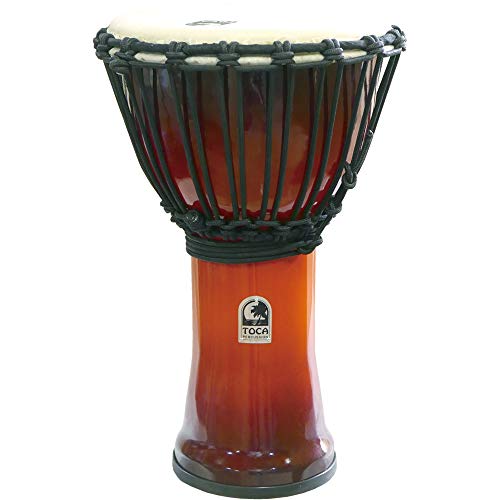 Toca Djembe Freestyle Rope Tuned African Sunset 9" Sfdj-9Afs