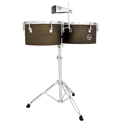 Lp Latin Percussion Lp818106 Timbales Matador 14" X 15", Include Campanaccio, Stand, Chiavi, Bachette