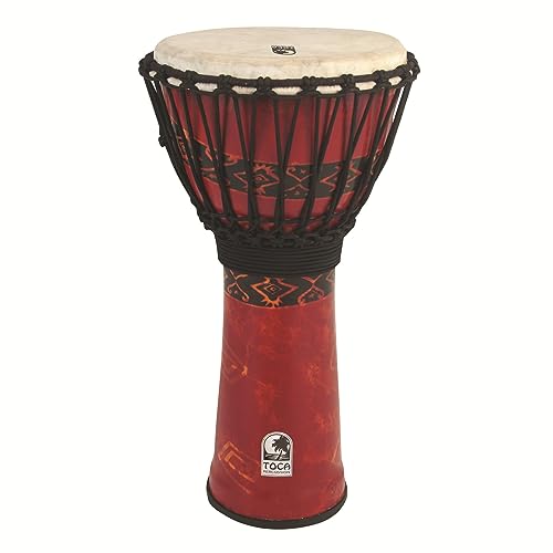 Djembe Toca Free Style 22,86 Cm Bali Red Sfdj-9Rp