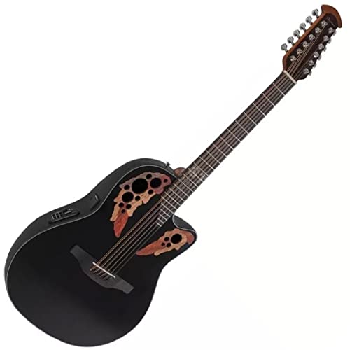 Ovation Ce4412-5-G Celebrity Elite Mid Cutway Chitarra Elettrificata 12 Corde Black