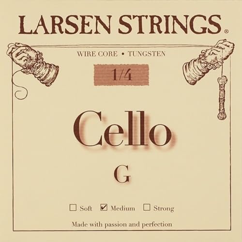 Corde Per Violoncello Larsen Strings Original Fractional - Misure Piccole G 1/4 Medio