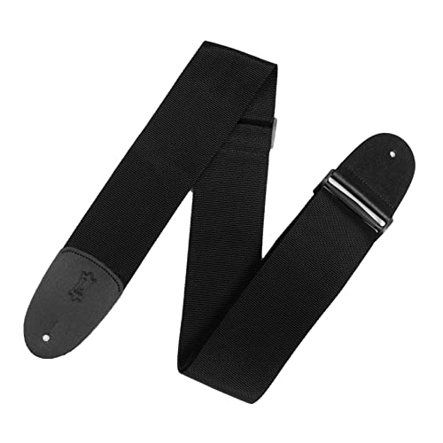 Levy'S M8P3-Blk Tracolla Per Chitarra Polypropylene Colour Poly Ends 3" - Black
