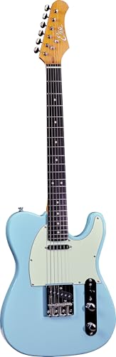 Eko Guitars - Vt380 V-Nos Chitarra Elettrica Serie "Tribute V-Nos",Corpo In Pawlonia, Manico In Acero, Tastiera In Resina, Due Pickup Single-Coil, Con