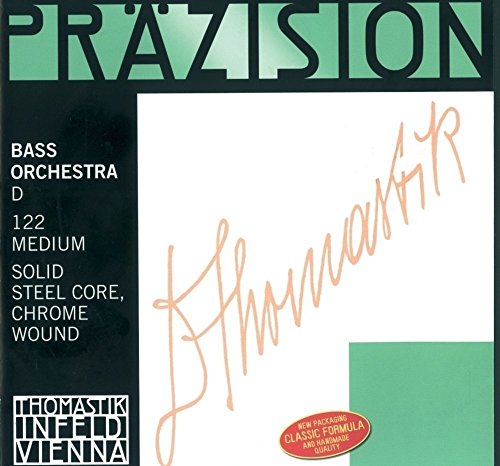 Thomastik Corda Per Contrabbasso 4/4 Precisione - Corda Fa# (Fa Diesis) Anima Acciaio Solid, Rivestimento Cromato, Accordo Solo, Media
