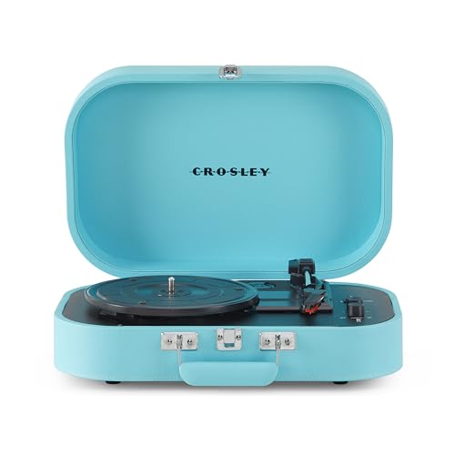 Crosley Discovery - Giradischi Portatile Bluetooth, Lettore In Vinile A 3 Velocità, Giradischi Per La Casa Per Dischi In Vinile, Altoparlanti Stereo I