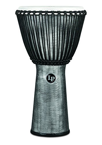 Latin Percussion 12,5 Cm, World Beat Fx Cordaggio Djembe, Colore: Grigio