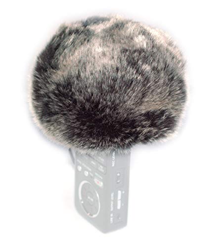 Furry Parabrezza Vento Cover Compatibile Per Tascam Dr-100Mkii Dr-40 Dr-05 Dr-100Mkii Dr-44Wl Dr100Mk3 Sony Pcm-D1 Pcm-D100 Pcm-D50 Zoom H4 N H2 N H4