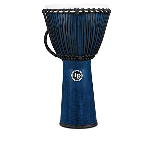 Latin Percussion 12,5 Cm, World Beat Fx Cordaggio Djembe, Colore: Blu