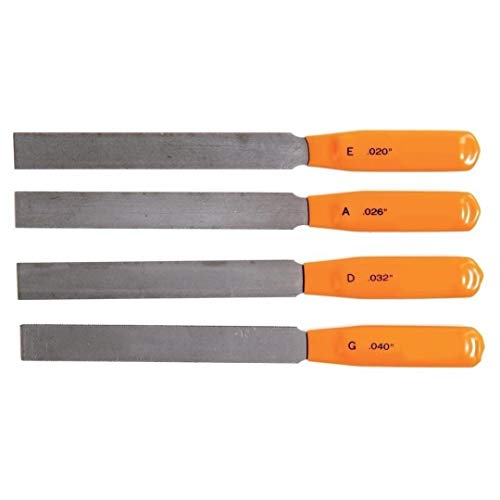 Gewa String Nut File Set, 4-Part - For Violin