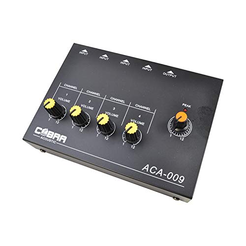 Micromixer 4 Canali Mono - 1 Uscita - Alimentazione Batteria/Rete