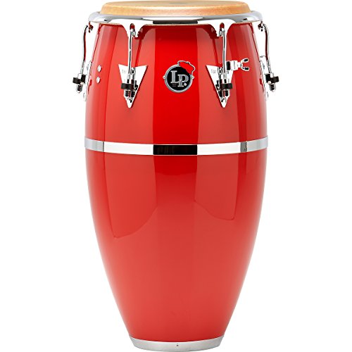 Latin Percussion Conga Patato Tumba 12,5" Lp552X-1Rd, Rosso, Hardware Cromato