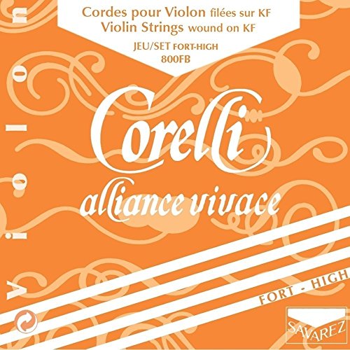 Corelli Corde Per Violino Alliance D Sintetico/Rivest. Argento Light 803Ml