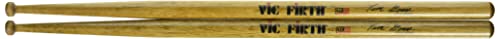 Vic Firth - Bacchette Per Batteria Rullante Symphonic Collection Serie Signature - Tim Genis ' Leggiero' - Persimmon - Punta Di Legno