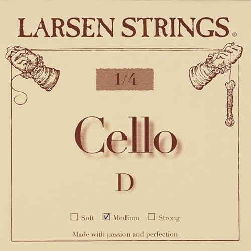 Corde Per Violoncello Larsen Strings Original Fractional - Misure Piccole D 1/4 Medio