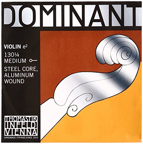 Dominant Strings 130 - Corda Del Mi Per Violino 1/4, Rivestita In Alluminio