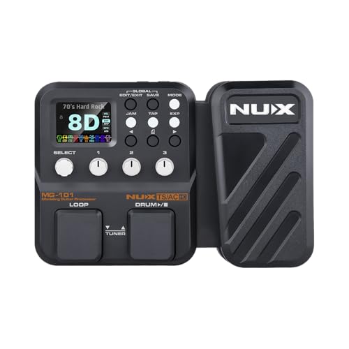 Nux Mg-101 Multiefectos Guitarra Eléctrica | Looper Y Caja De Ritmos