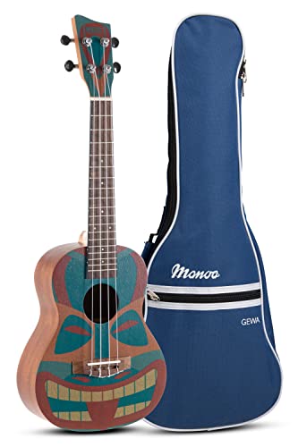 Gewa Vg512482 Concert Ukulele Manoa Tiki K-Co-Tb Incl. Borsa