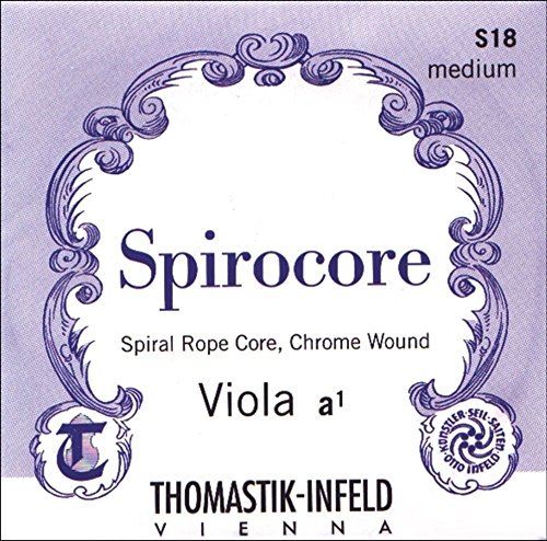 Thomastik Corda Per Viola 4/4 Spirocore - Corda Do Nucleo Spirale Rivest. Argento, Soft
