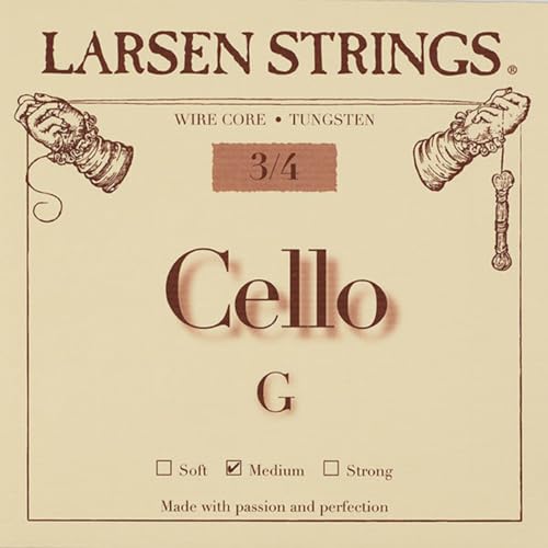Corde Per Violoncello Larsen Strings Original Fractional - Misure Piccole C 3/4 Medio