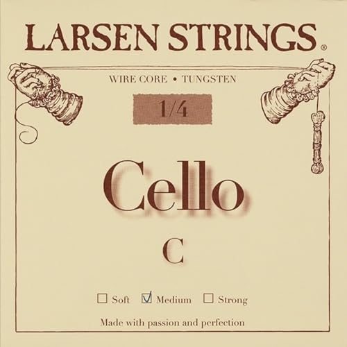Corde Per Violoncello Larsen Strings Original Fractional - Misure Piccole C 1/2 Medio