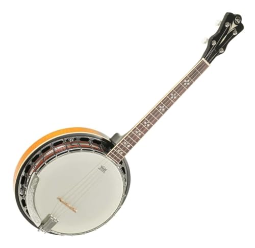 Gewa 505031 Banjo 4 Corde, Pelle Originale Remo, Con Custodia