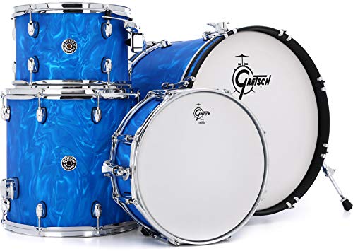 Gretsch Batteria Batteria Batteria Blu Satin Flame (Ct1-J404-Bsf)