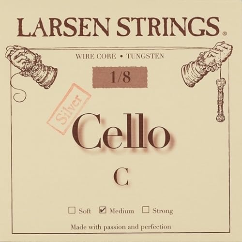 Corde Per Violoncello Larsen Strings Original Fractional - Misure Piccole C 1/8 Medio