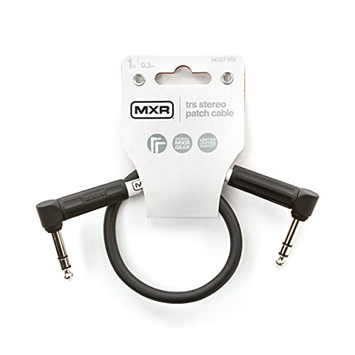 Jim Dunlop Mxr Cavo Strumentale Stereo Trs 1 Piede | 0,3 M, 1/4 Pollice Angolo Retto (Dcist1Rr)