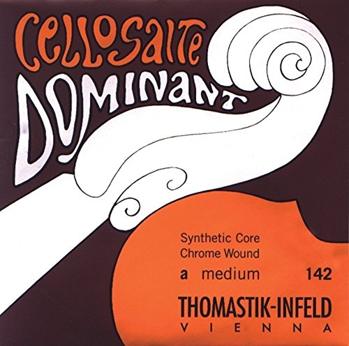 Thomastik Corda Per Violoncello 1/8 Dominant - Corda La Nucleo Nylon, Rivest. Cromo, Media