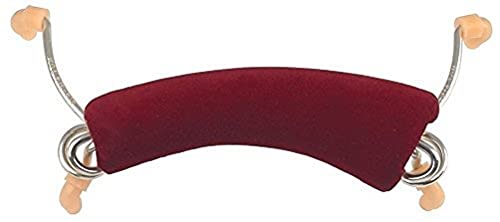 Gewa Ps405031 Spalliere Comfort Per Violino 1/2, Rivestimento In Felpato, Rosso
