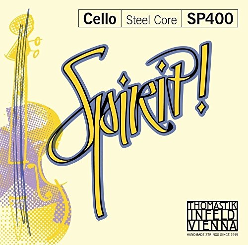 Thomastik Corda Per Violoncello 4/4 Spirit - Corda La Anima Acciaio, Rivest. Cromo, Media