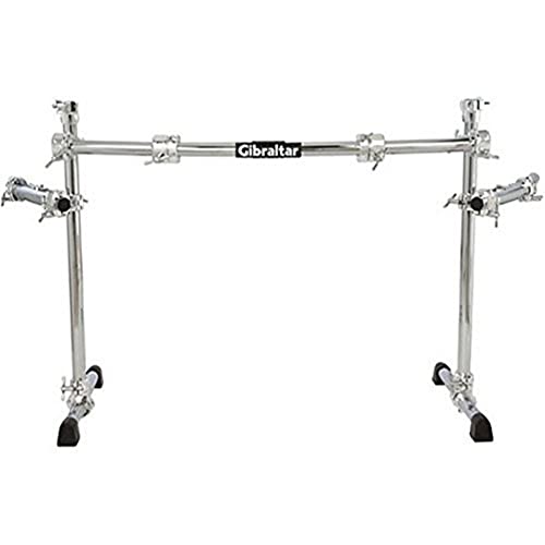 Gibraltar Sistema Rack, Curved Rack Pack Chrome Series Gcs375 Rack Frontale, Due Estensioni Laterali Curve