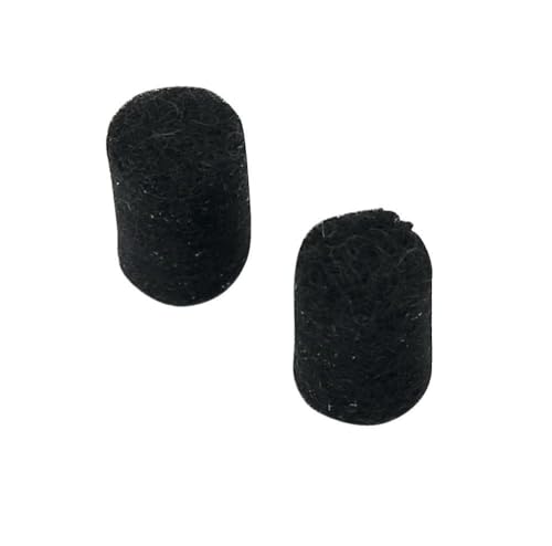 Protezioni Per Chiavi Di Sassofono In Feltro Gewa Stop, Colore Nero, Diametro 9 Mm, Confezione Da 25 Pezzi