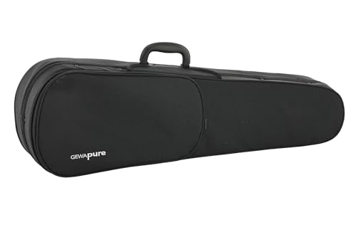 Pure Gewa Custodia Per Viola 35,5 Cm, Nero/Velluto Grigio Chiaro