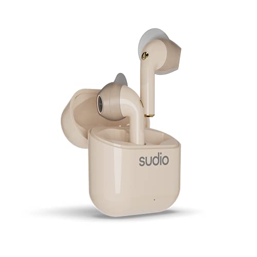 Sudio Nio True Wireless Bluetooth Earbuds With Wingtip Fit, Splash Proof Ipx4, Environment Noise Cancelling, Built-In Microphone, 20H Battery Time (Sa
