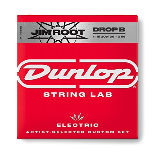 Jim Dunlop Root - Corde Per Chitarra 11/56 (Drop B) – 6/Set